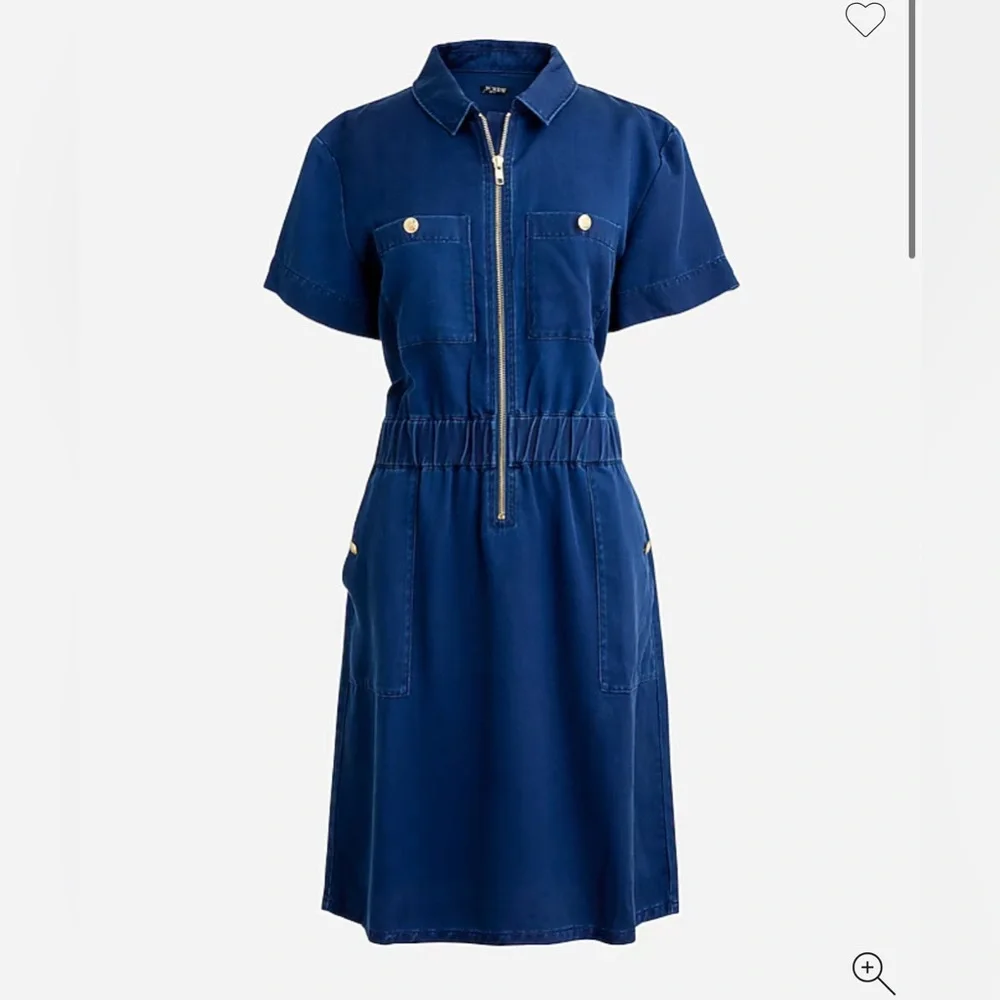 J. Crew‎ Zip-Front Denim Dress.